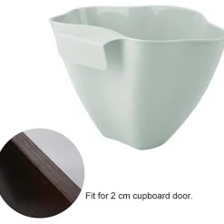 Hot Hem Sopkorg Köks Sopkorg, Sopkorg, Dörrhängande Skåp Köks Sopkorg för Hem(grå)