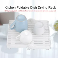 Hot Hemkök hopfällbart tallriksställ torkställ organiser KLB