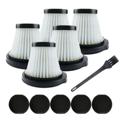 Best Hepa Filter Set för Deerma DX115 DX115S DX115C Portabel Dammsugare Reservdelar