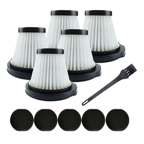 Best Hepa Filter Set för Deerma DX115 DX115S DX115C Portabel Dammsugare Reservdelar