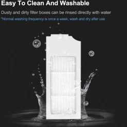 Online HEPA-filter för Ecovacs Deebot X1 Omni/ T10/ T10 Plus/ T10 Turbo/ T10 Omni, tillbehör till Deebot-dammsugare