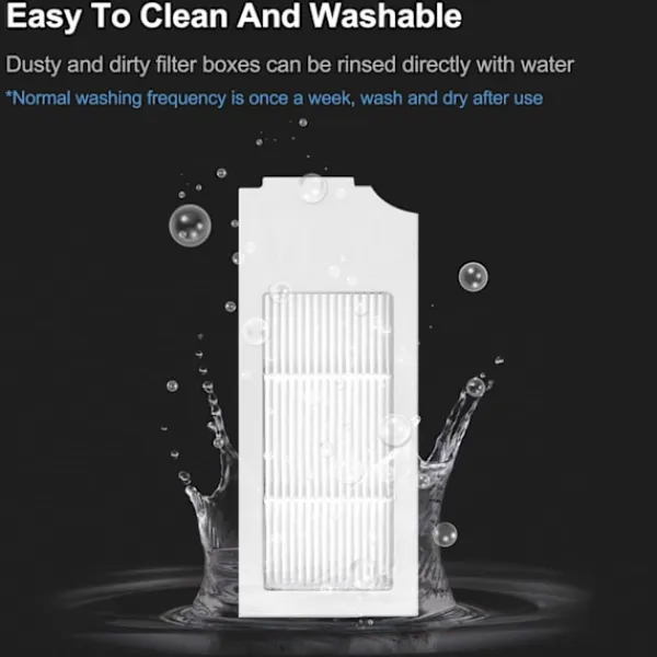 Online HEPA-filter för Ecovacs Deebot X1 Omni/ T10/ T10 Plus/ T10 Turbo/ T10 Omni, tillbehör till Deebot-dammsugare