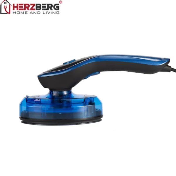 Online Herzberg Home & Living Herzberg HG-8056: 2 i 1 bärbart ång- och torrstrykjärn