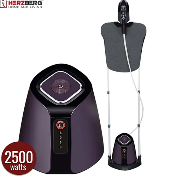 Outlet Herzberg Home & Living Herzberg HG-8058: Avancerad Garment Steamer med strykstation