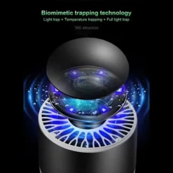 Online HERZBERG HG-03138: Light & Vacuum Mosquito Killer Lamp