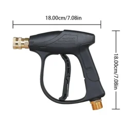 Hot Hög tryck bil tvätt vatten pistol aluminium kärna fläkt formad snabbkontakt munstycken