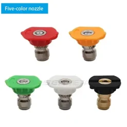 Hot Hög tryck bil tvätt vatten pistol aluminium kärna fläkt formad snabbkontakt munstycken