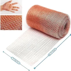 Best Högkvalitativ musskyddande trådnät, vävt kopparnät (127 mm x 6 m