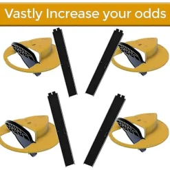 Högkvalitativ råttfälla vattenrutschkana hinklock råttfälla Flip N Slide hinkfångare avtagbar -XY9-