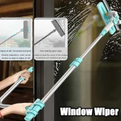 Sale Högkvalitativt fönsterrengöringsverktyg U-format fönsterputsare för rengöring av utsidan av fönster As shown