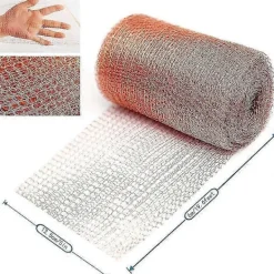 Online Högkvalitativt gnagarnät, 100% koppar mot sniglar, möss, råttor, fåglar, nematoder, Ferramol, stickat kopparnät