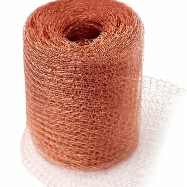 Clearance Högkvalitativt gnagarnät, 100% koppar mot sniglar, möss, råttor, fåglar, nematoder, Ferramol, stickat kopparnät för inomhus, trädgård (6 meter)