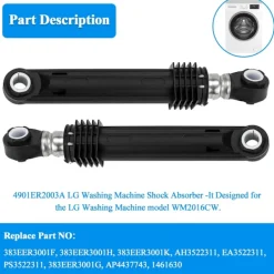 Outlet NICEGOU Högkvalitativt helt nytt 3 st 383EER3001G 4901ER2003A Tvättmaskin Ersättningsdel för LG