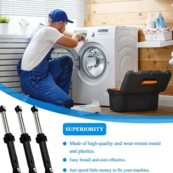 Outlet NICEGOU Högkvalitativt helt nytt 3 st 383EER3001G 4901ER2003A Tvättmaskin Ersättningsdel för LG