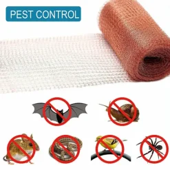 Sale Högkvalitativt nät mot gnagare, 100 % koppar mot sniglar, råttor, fåglar, nematoder, Ferramol, stickat kopparnät för inomhusbruk, trädgård (6 meter) | Fyndiq