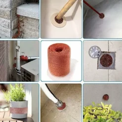 Sale Högkvalitativt nät mot gnagare, 100 % koppar mot sniglar, råttor, fåglar, nematoder, Ferramol, stickat kopparnät för inomhusbruk, trädgård (6 meter) | Fyndiq