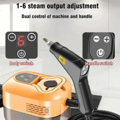 Hot Högpresterande handhållen ångrengörare med avancerad sterilisering för hem, bil, kök och luftkonditionering