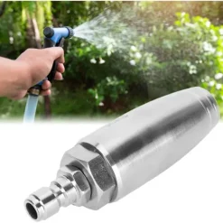 Online Högtrycks roterande munstycke, 350 Bar rostfritt stål högtryckstvätt roterande turbomunstycke, 1/4 snabbkoppling, spraymunstycksspetssats