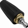Best CL Högtrycks roterande munstycke, 3600 PSI turbo roterande munstycksspetsar, 1/4 snabbkopplings roterande högtryckstvättmunstycken för l