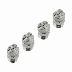 DAO Högtrycks Spraymunstycken i Rostfritt Stål - För Ytrengörare Tvättmunstycke 65 Graders Öppning 1.3 Mm Gängad Anslutning 1/4' db