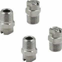 Best Högtrycks spraymunstycken i rostfritt stål - För ytrengörare Tvättmunstycke 65 graders öppning 1,3 mm gängad anslutning 1/4