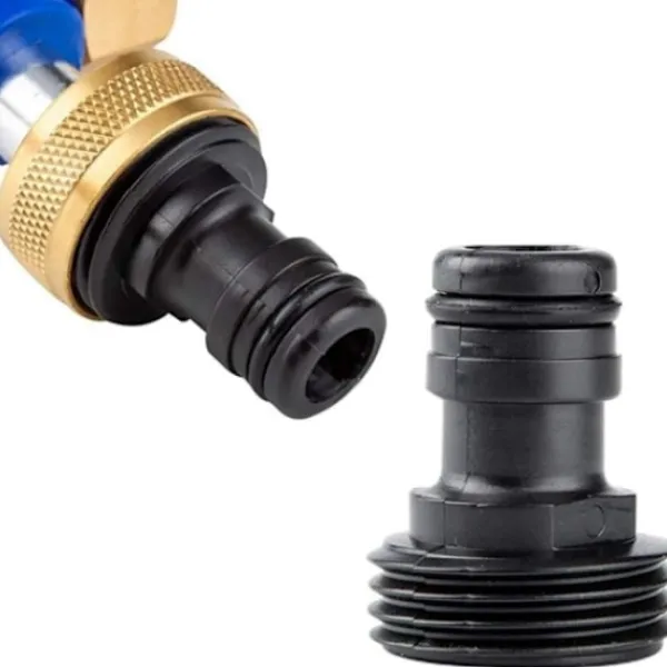 Hot Högtrycksmunstycke för trädgårdsslang - 2x Munstycken flerfärgad