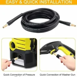 Online Högtrycksslang Ersättning för Karcher K2 K3 K4 K5 K6 K7, 6m, Snabbkoppling, Kompatibel med Karcher