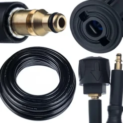 Clearance Rosfix Högtrycksslangförlängning 10M QC – Nylonförstärkt | 200 Bar | Kompatibel med Stihl, Nilfisk, Gerni