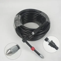 Discount Högtrycksspolningsslang, 155bar rörrensare med 4 adaptrar för högtryckstvätt för AR/Black&Decker/Lavor/Stihl/Nilfisk, rengöring