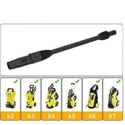 Clearance Högtrycksspray för K2 K4 K5 K6 K7, Justerbart spraymunstycke högtryckstvätt tillbehör