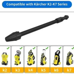 Best Högtrycksspraylans för Kärcher K2 K3 K4 K5 K6 K7, Rengöringsmunstycke Tillbehör