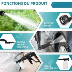 Sale TECH DISCOUNT Högtryckstvätt - TD - Trådlös - 18V - 300W - 20 bar