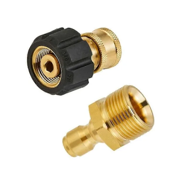 Sale Högtryckstvätt Adapter Set Snabbkopplingskit Verktyg till Lans M22 till 1/4 Snabbkoppling