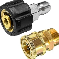 Discount Högtryckstvätt adapterset M22 3/8" slang snabbkoppling set, pistol snabbkoppling för högtrycksslangar