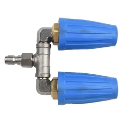 Online Högtryckstvätt Dubbelspets Turbo Munstycke, 4000PSI Tryck Roterande Dubbel Turbo Munstycke Spray Spets 1/4Tum