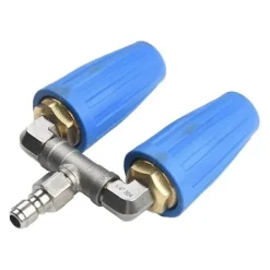 Online Högtryckstvätt Dubbelspets Turbo Munstycke, 4000PSI Tryck Roterande Dubbel Turbo Munstycke Spray Spets 1/4Tum