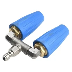 Sale Högtryckstvätt Dubbelspets Turbo Munstycke, 4000psi Tryckroterande Dubbel Turbo Munstycke Spray Tips 1