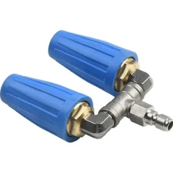 Sale Högtryckstvätt Dubbelspets Turbo Munstycke, 4000psi Tryckroterande Dubbel Turbo Munstycke Spray Tips 1
