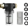 New Högtryckstvätt Förfilter Kranfilter Med 100 Mesh Och 40 Mesh Filter 2 Tätningar 3 Filterlock