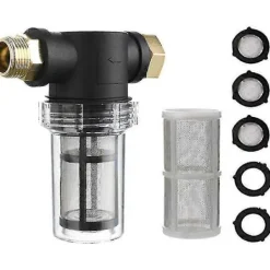 New Högtryckstvätt Förfilter Kranfilter Med 100 Mesh Och 40 Mesh Filter 2 Tätningar 3 Filterlock