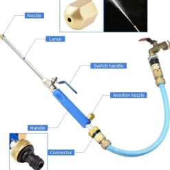 Best Högtryckstvätt med munstycke, kompatibel med trädgårdsslang, 1500 PSI