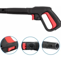 Discount TrueNorth Högtryckstvätt, 16mpa Högtrycksvattenpistol Vattenstråle Vattenpistol Kompatibel med Bosch Aqt Black - JA