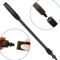 Hot Högtryckstvätt, 16mpa Högtrycksvattenpistol Vattenstråle Vattenpistol Kompatibel med Bosch Aqt Black - JA