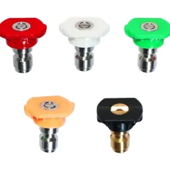 New Högtryckstvätt Munstycksset, Robust Kvalitet Material Snabbkoppling Sprutmunstycken, 5-Pack Rostfritt Stål Mässing Universal Flera Grader (0, 15, 25 | Fyndiq