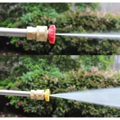 New Högtryckstvätt Munstycksset, Robust Kvalitet Material Snabbkoppling Sprutmunstycken, 5-Pack Rostfritt Stål Mässing Universal Flera Grader (0, 15, 25 | Fyndiq