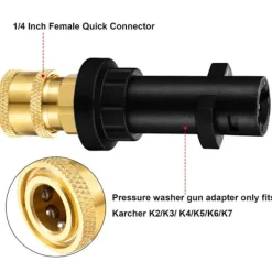 Hot Högtryckstvätt Pistol Adapter Snabbkoppling för Karcher K2 K3 K4 K5 K6 K7 Biltvätt Tillbehör Munstycksadaptrar
