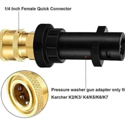 Hot Högtryckstvätt Pistol Adapter med 1/4'' Snabbkoppling Hona Kompatibel med Karcher/Kärcher K Serie K2, K3, K4, K5, K6, K7