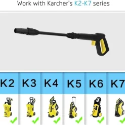 Högtryckstvätt pistol för Karcher K2 K3 K4 K5 K6 K7 K?rc