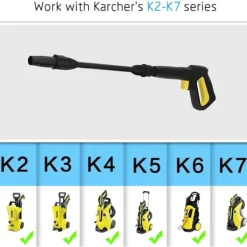 Högtryckstvätt pistol för Karcher K2 K3 K4 K5 K6 K7 K?rc