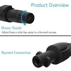 Clearance Högtryckstvätt Pistol Jet Tvätt Tillbehör för Karcher K2 K3 K4 K5 K6 K7 Krcher & Munstycksset Smuts Lans Spray Munstycke Justerbar Rengöring Biltvättar | Fyndiq